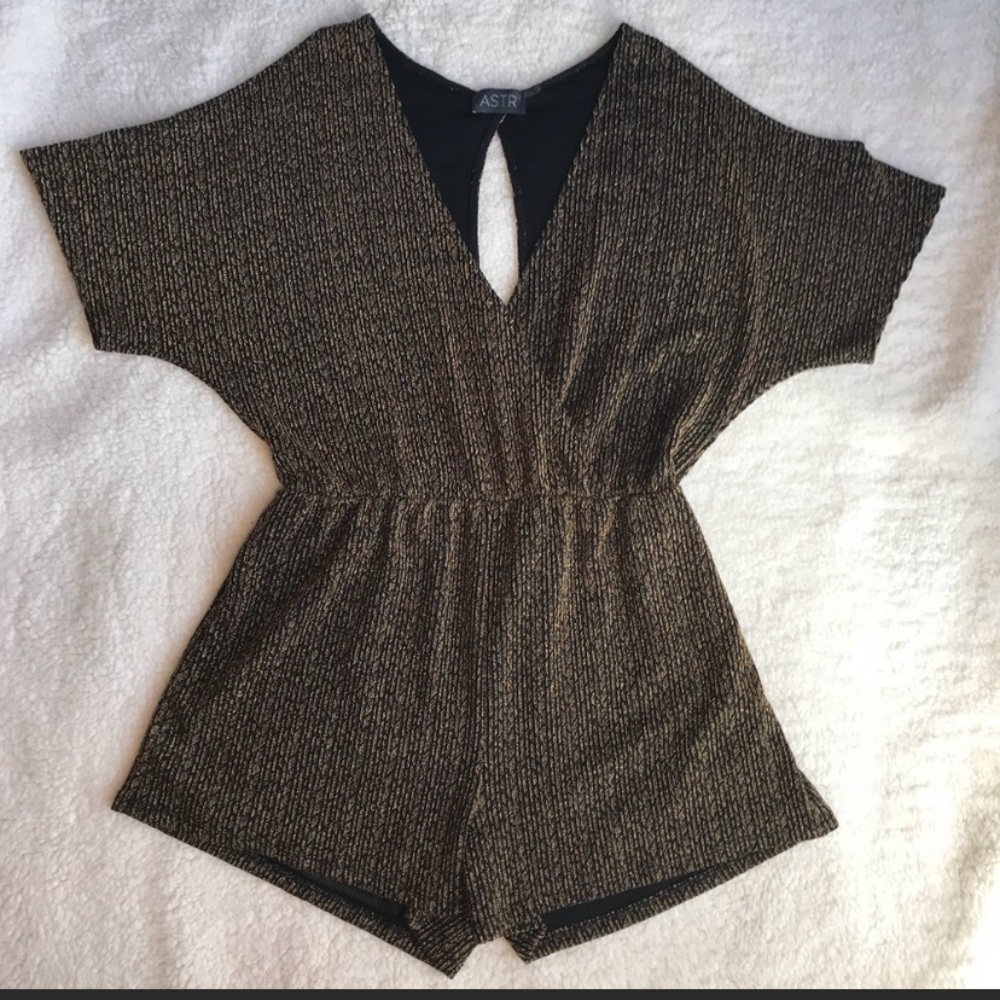 Gold ASTR Romper